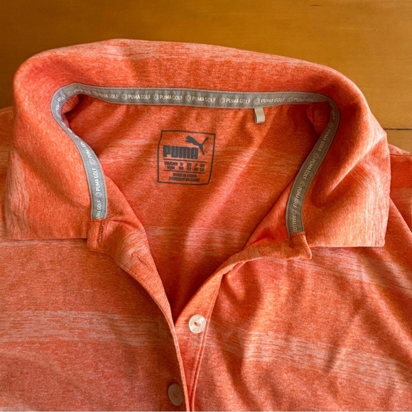 Puma Golf M Women’s Pounce Stripe Pickle ball running golf sleeveless polo shirt - Picture 3 of 10